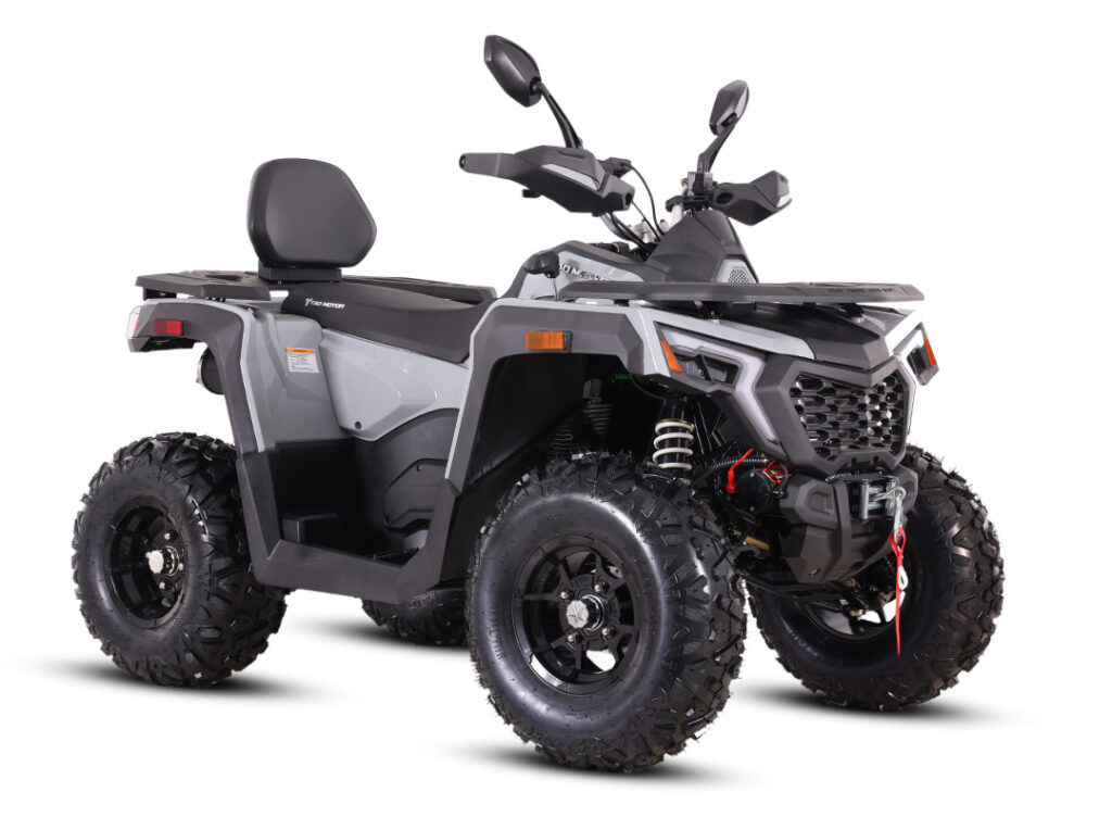 Cuatrimotos Utilitarias Mudhawk 200 gris de Tao Motor Perú