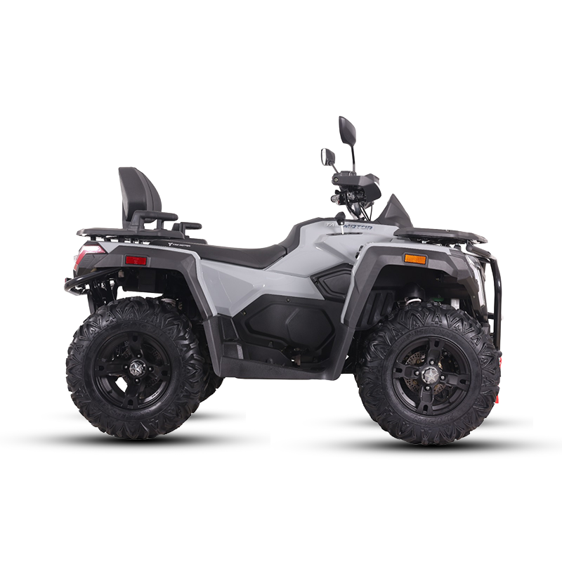 Cuatrimotos Utilitarias Mudhawk 350 4x4 gris de Tao Motor Perú