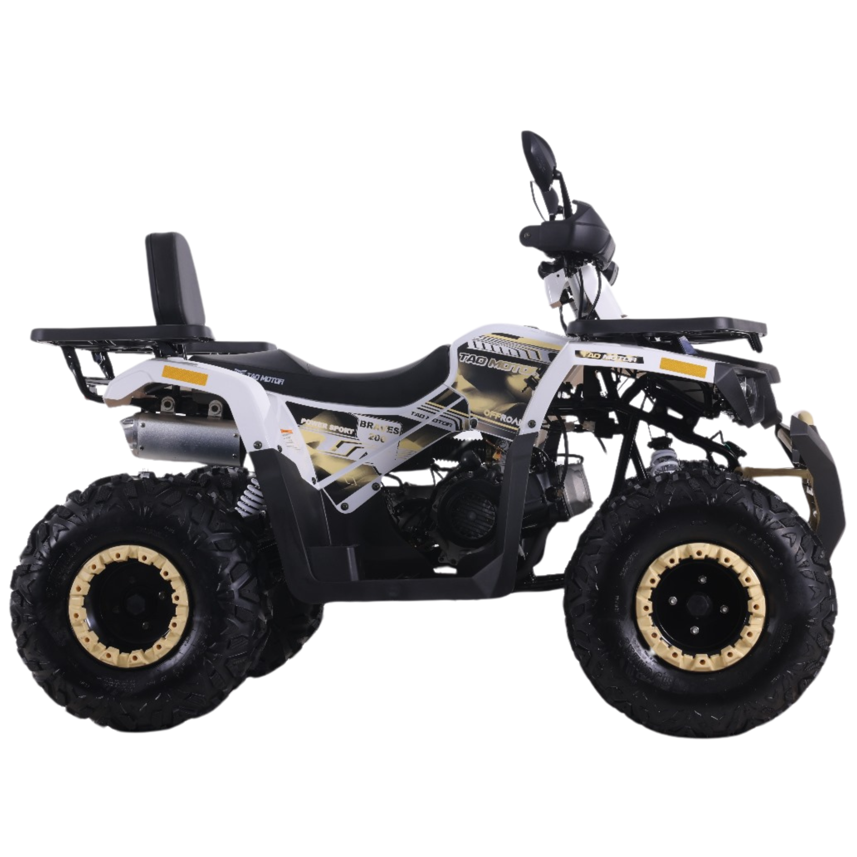 cuatrimotos utilitarias braves 150 blanco tao motor peru