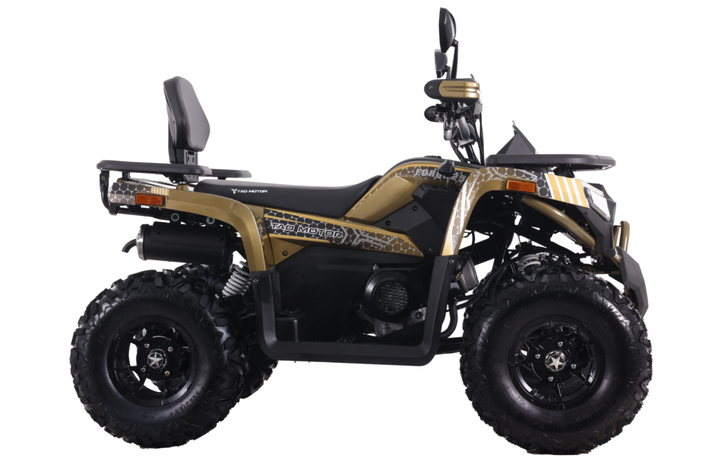 Cuatrimotos Utilitarias Forge 250 dorado de Tao Motor Perú