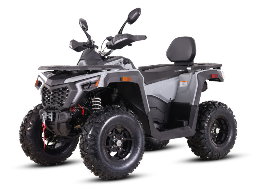 Cuatrimotos Utilitarias Mudhawk 200 gris de Tao Motor Perú