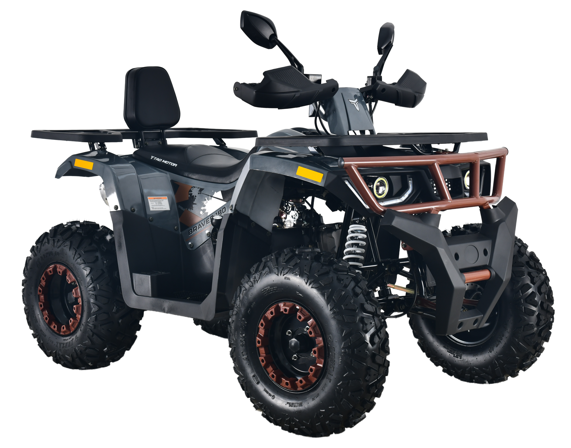 CUATRIMOTO TAO MOTOR MODELO BRAVES 180 COLOR GRIS