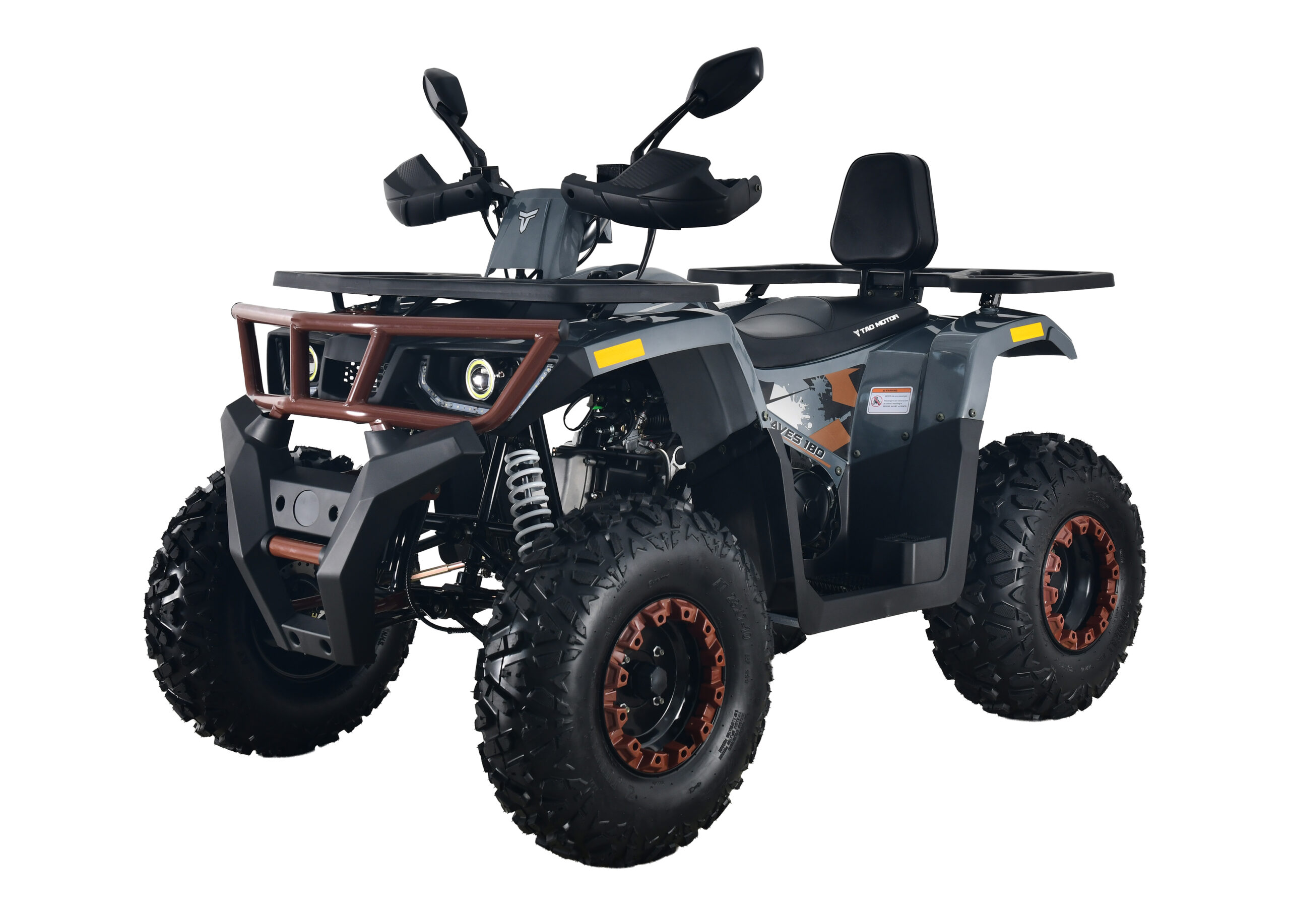 CUATRIMOTO TAO MOTOR MODELO BRAVES 180 COLOR GRIS